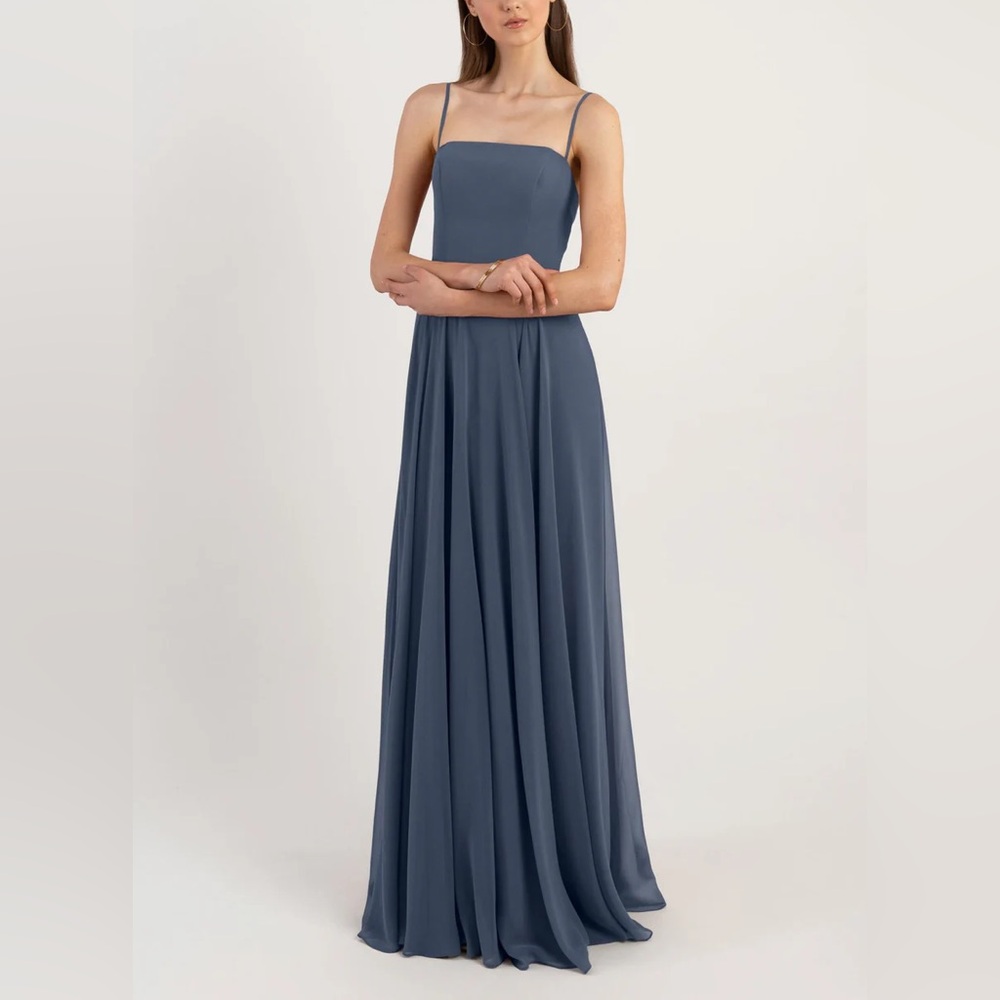 Jenny Yoo Evening Blue Maxi Dress